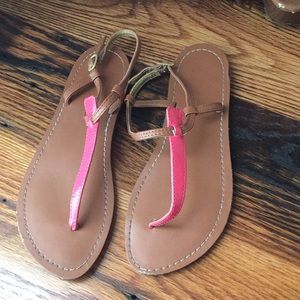 Pink gap sandals